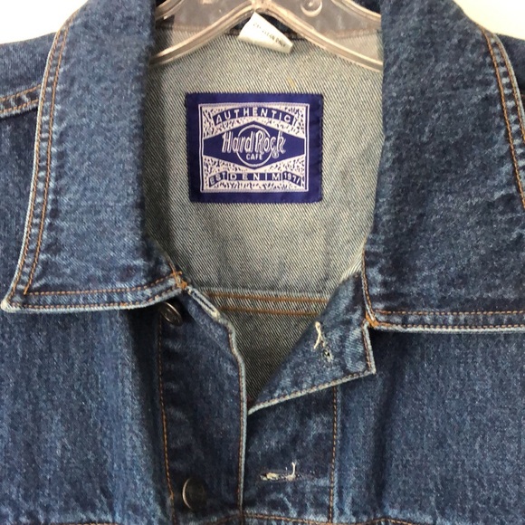 Vintage 1971 Hard Rock New Orleans Denim Jacket. Size Large. Oversized‎. NWOT - Picture 3 of 12